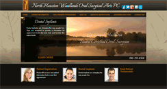 Desktop Screenshot of northhoustonoralsurgery.com