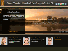 Tablet Screenshot of northhoustonoralsurgery.com